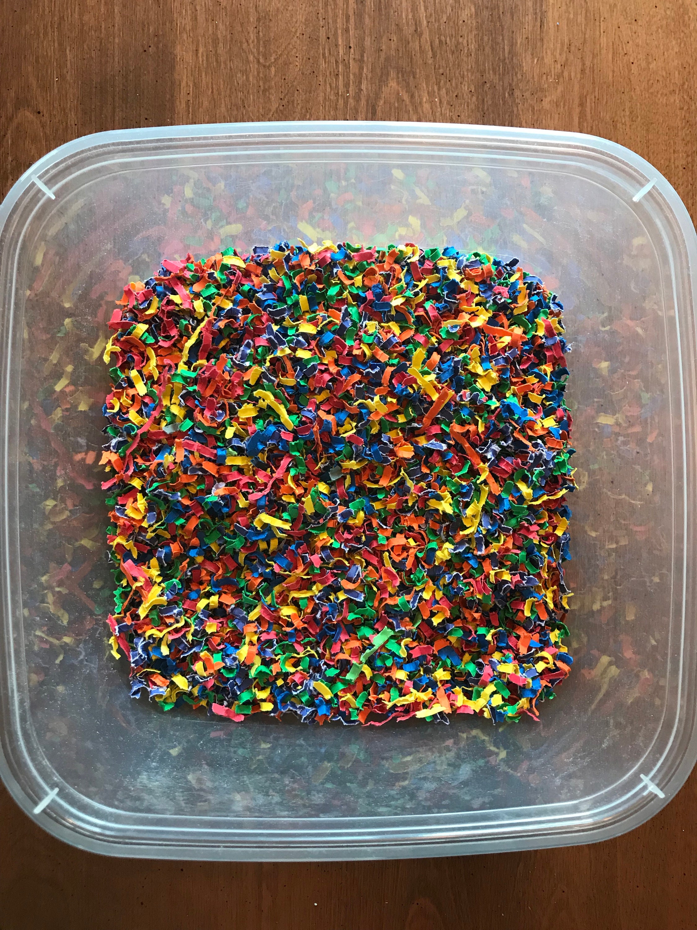 Rainbow Confetti Sensory Bin Filler Etsy