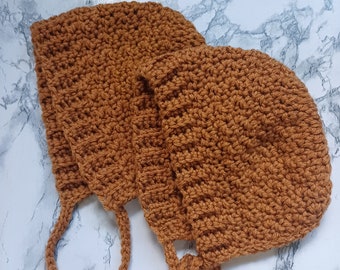 Crochet Bonnet Pattern, Genevieve Bonnet, Crochet Pattern, Crochet Baby Bonnet, Crochet Baby Bonnet Pattern