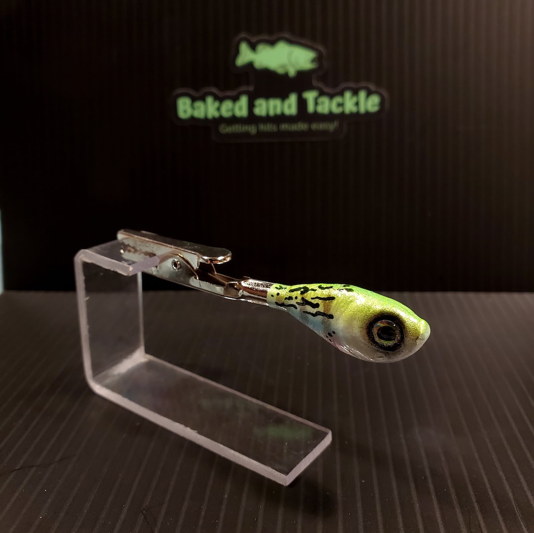 Lead Ice Fishing Depth Sounders. Custom Airbrushed Lead Fish Etsy