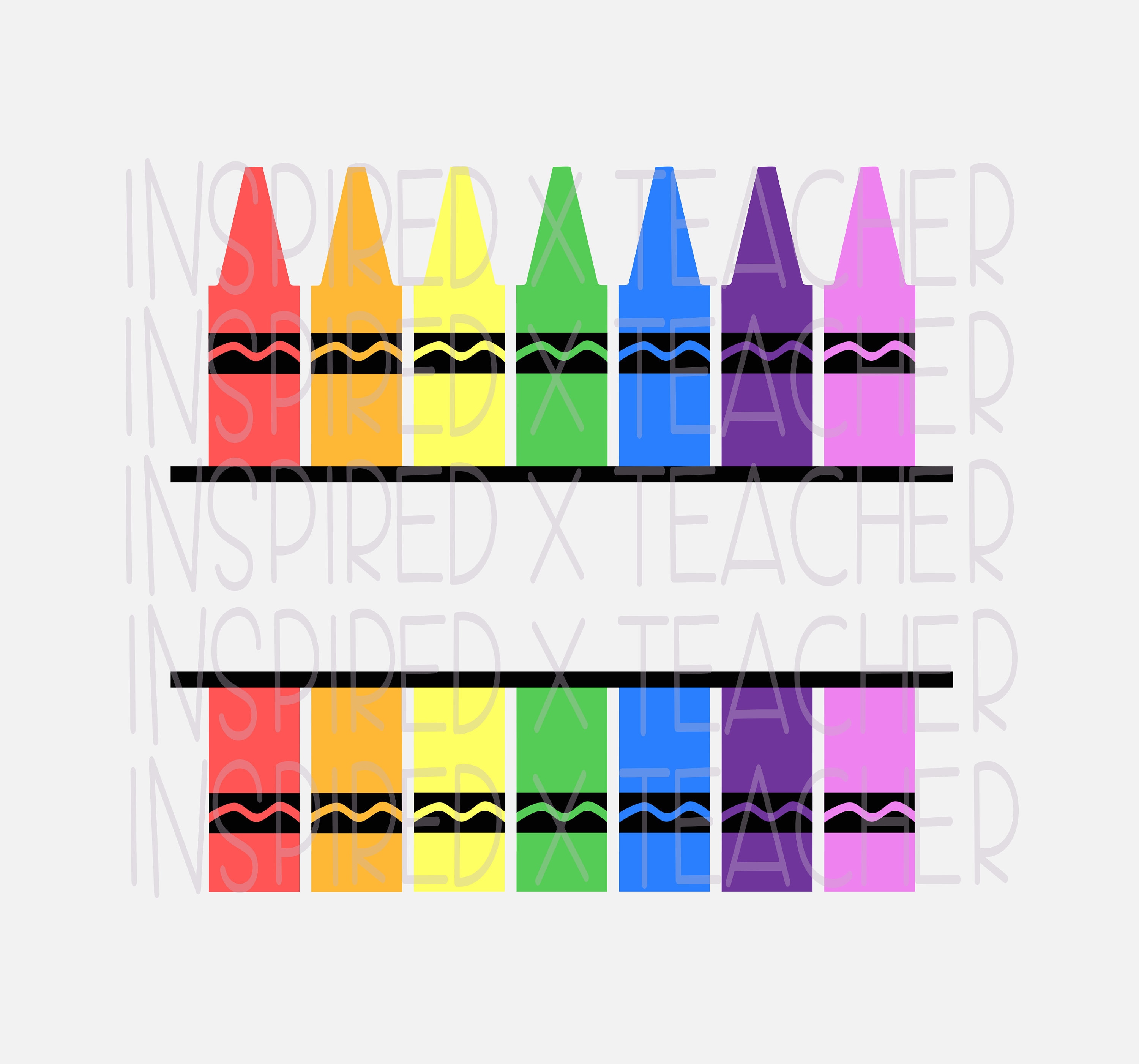 Download Crayon SVG Crayon Shirt SVG Split Crayon SVG Teacher ...