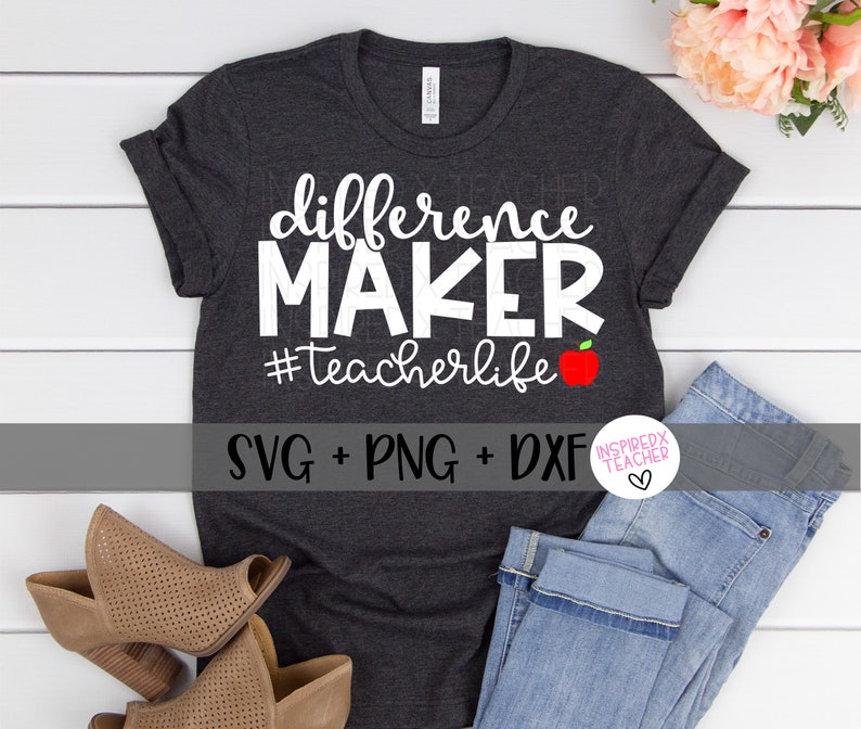 Download Difference Maker SVG teacher svg teacher shirt svg teacher ...