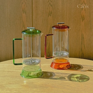 Colored Glass French Press 800ml ( Amber or Green )