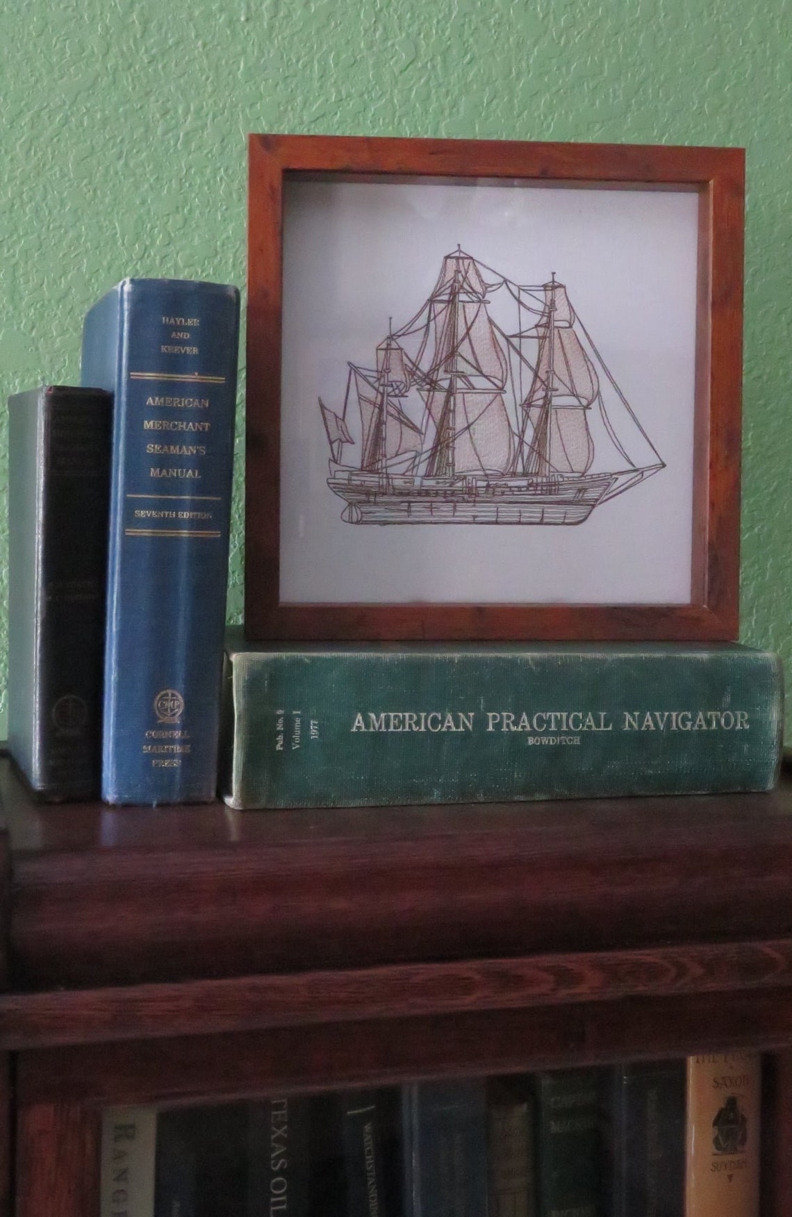 Framed Ship Design Etsy