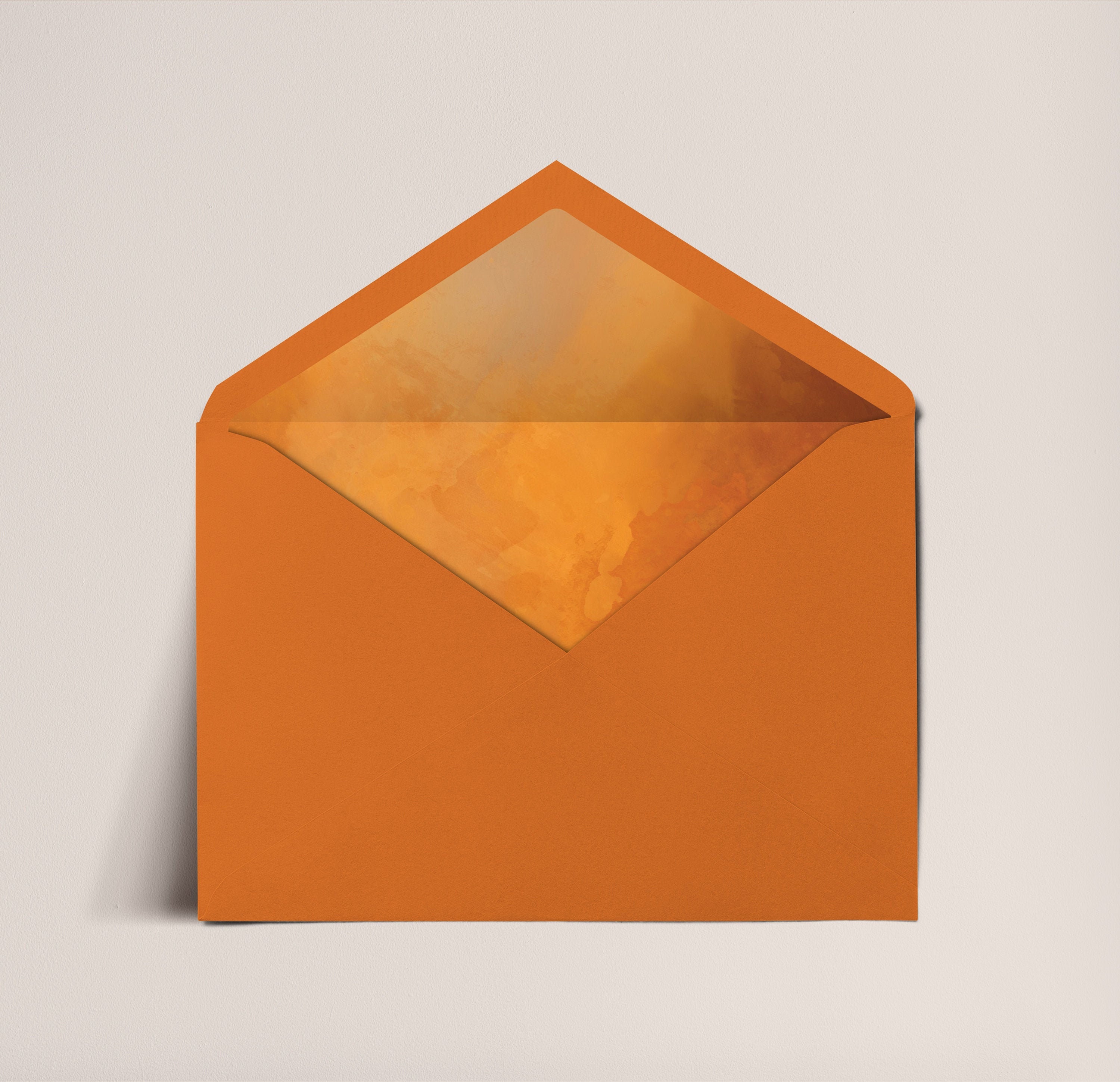Burnt Orange Envelope Liners Pack Envelopes Envelope Art Etsy