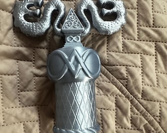 Cetro del bastón de Merlín impreso en 3D