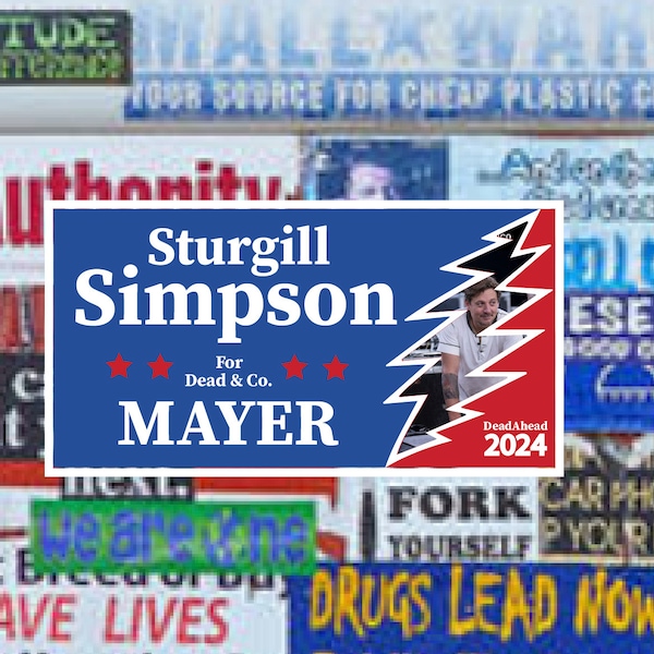 Sturgill Simpson for Mayer Bumper Sticker