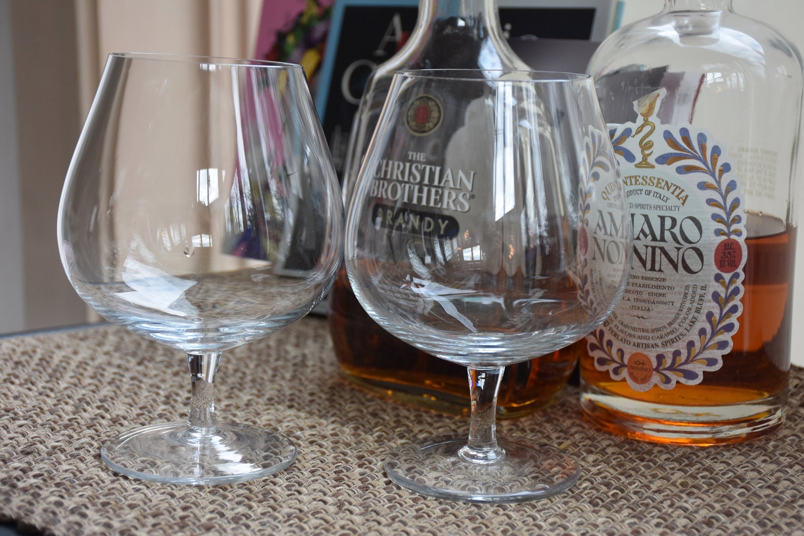 Vintage LARGE Impressive Set of 2 BRANDY Courvoisier Cognac Etsy