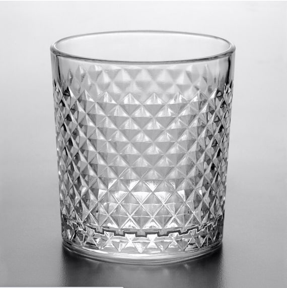 Bar One Set of 4 Point Double Old Fashioned Glasses, 11oz