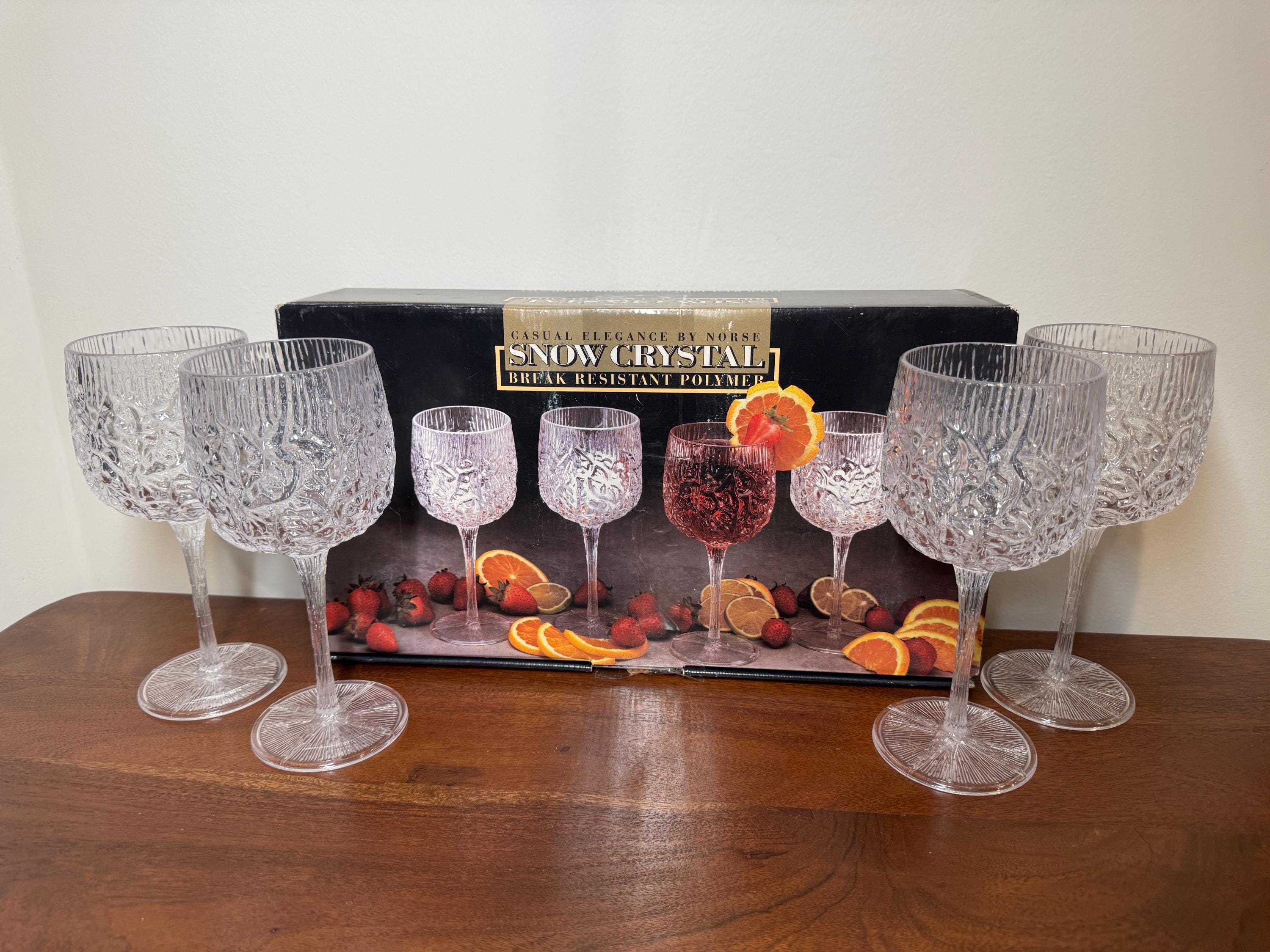 poinsettia wine glasses Michelle's Art Box Poinsettia Glassware Collection