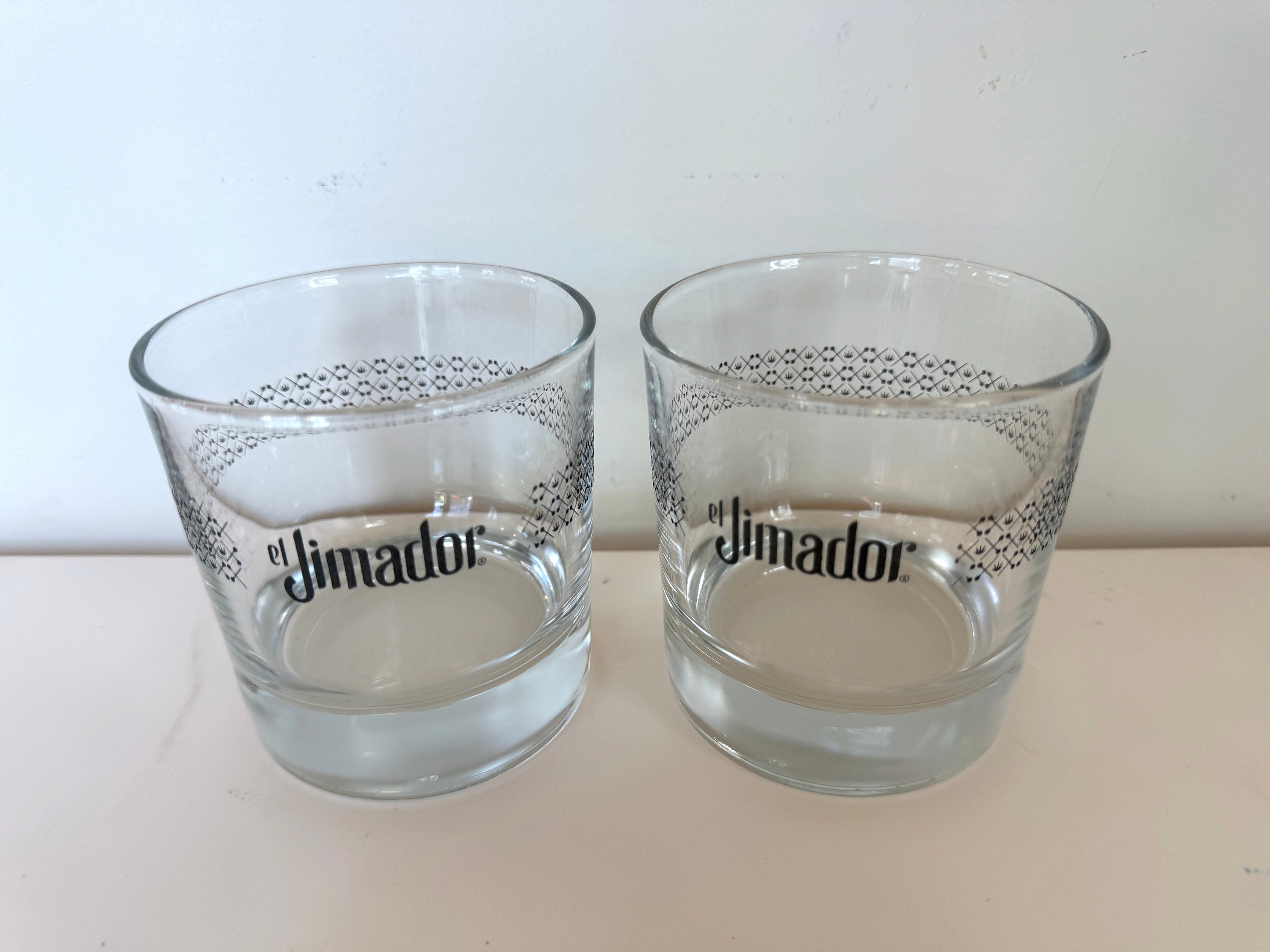 El Jimador Tequila Set 2 Vintage Double Rocks Sipping