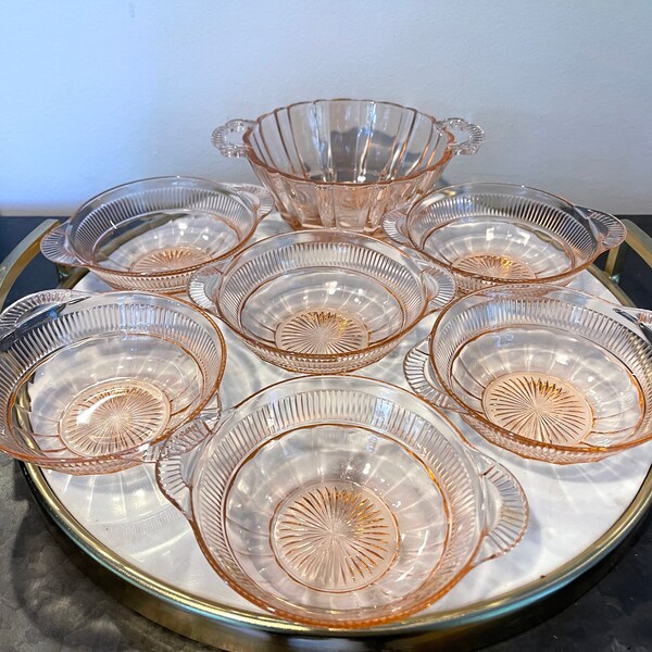 Pink Dishes Etsy