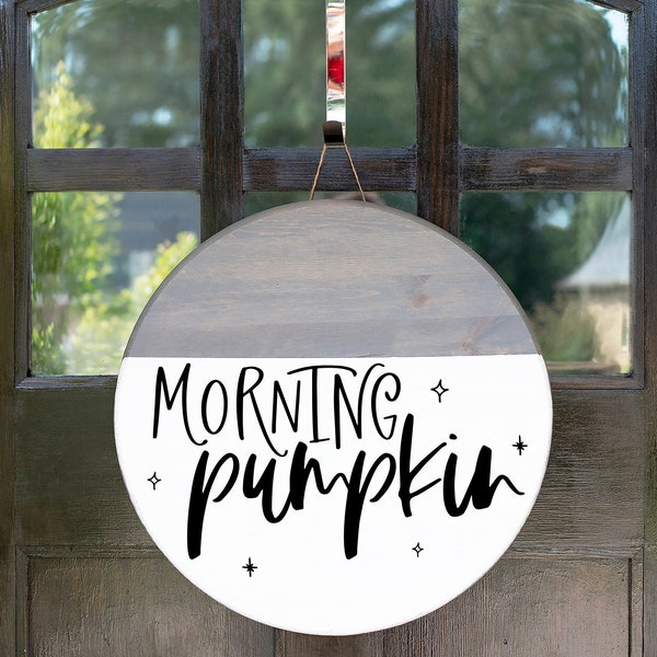 Morning Pumpkin SVG, Fall Coffee Mug SVG, Fall Wood Sign SVG,  Fall Porch Sign Svg, Fall Pillow svg, Door Hanger Svg, October Svg File