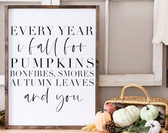 Every Year I Fall For Pumpkins Svg Etsy