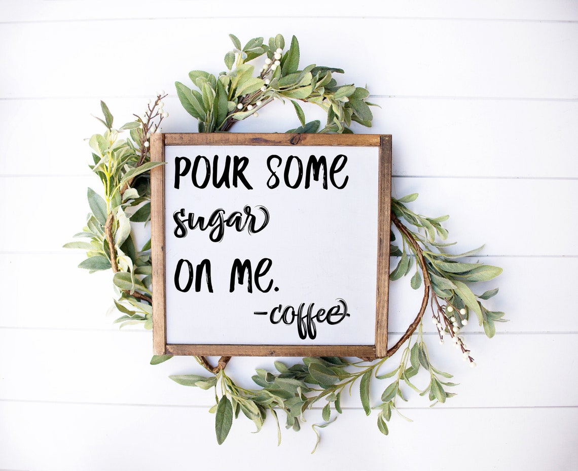 Pour Some Sugar on Me Printable Wall Art SVG Cut File - Etsy