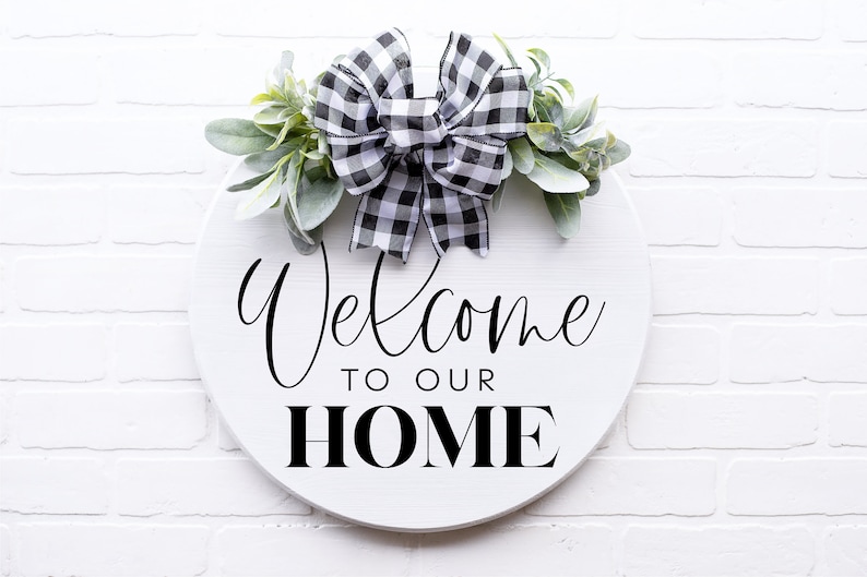 Free Free 335 Welcome To Our Home Sign Svg SVG PNG EPS DXF File