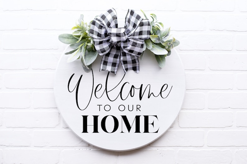 Free Free 132 Welcome To Our Home Sign Svg SVG PNG EPS DXF File