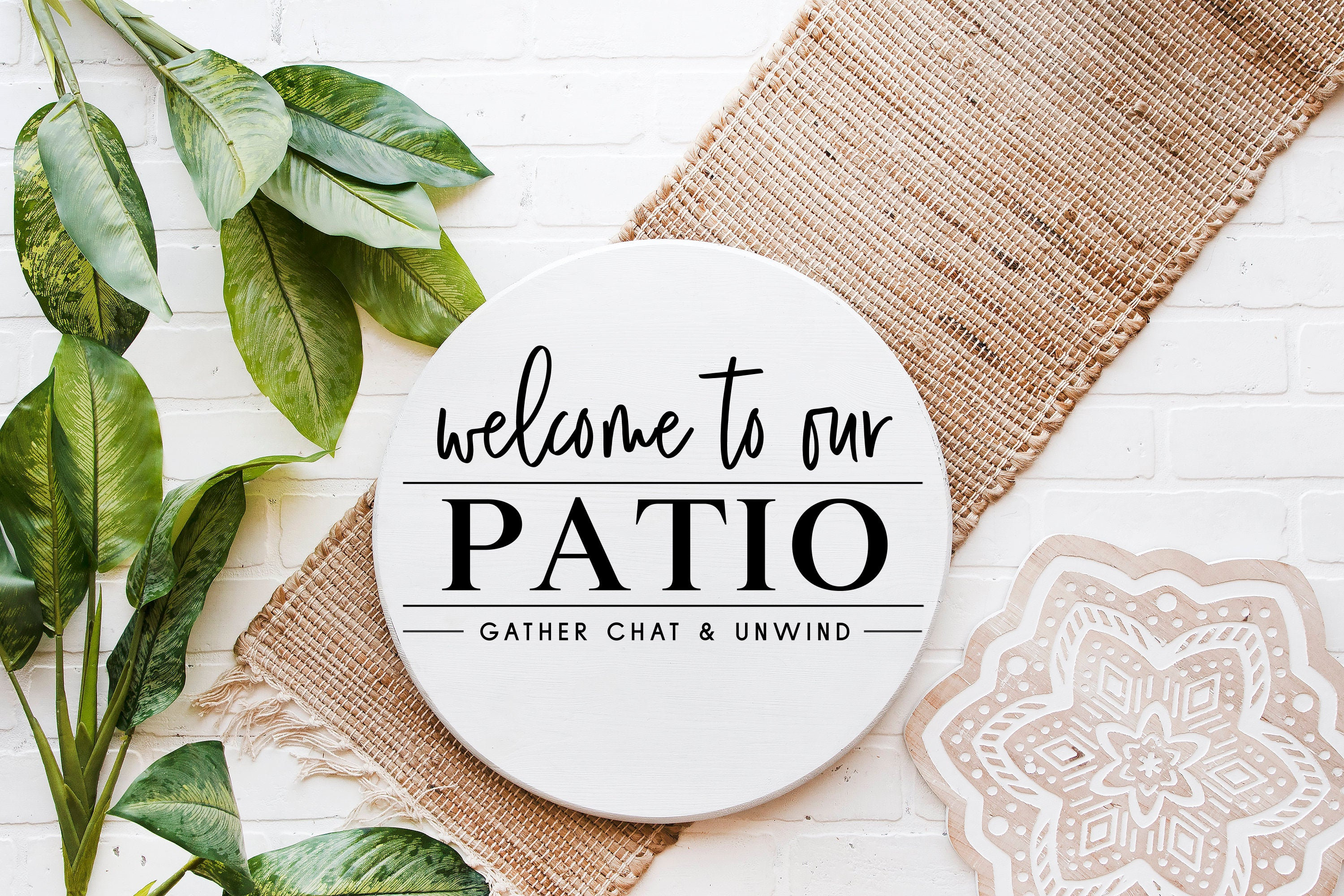 to Our Patio Svg Patio Sign Svg Porch Decor Svg Etsy
