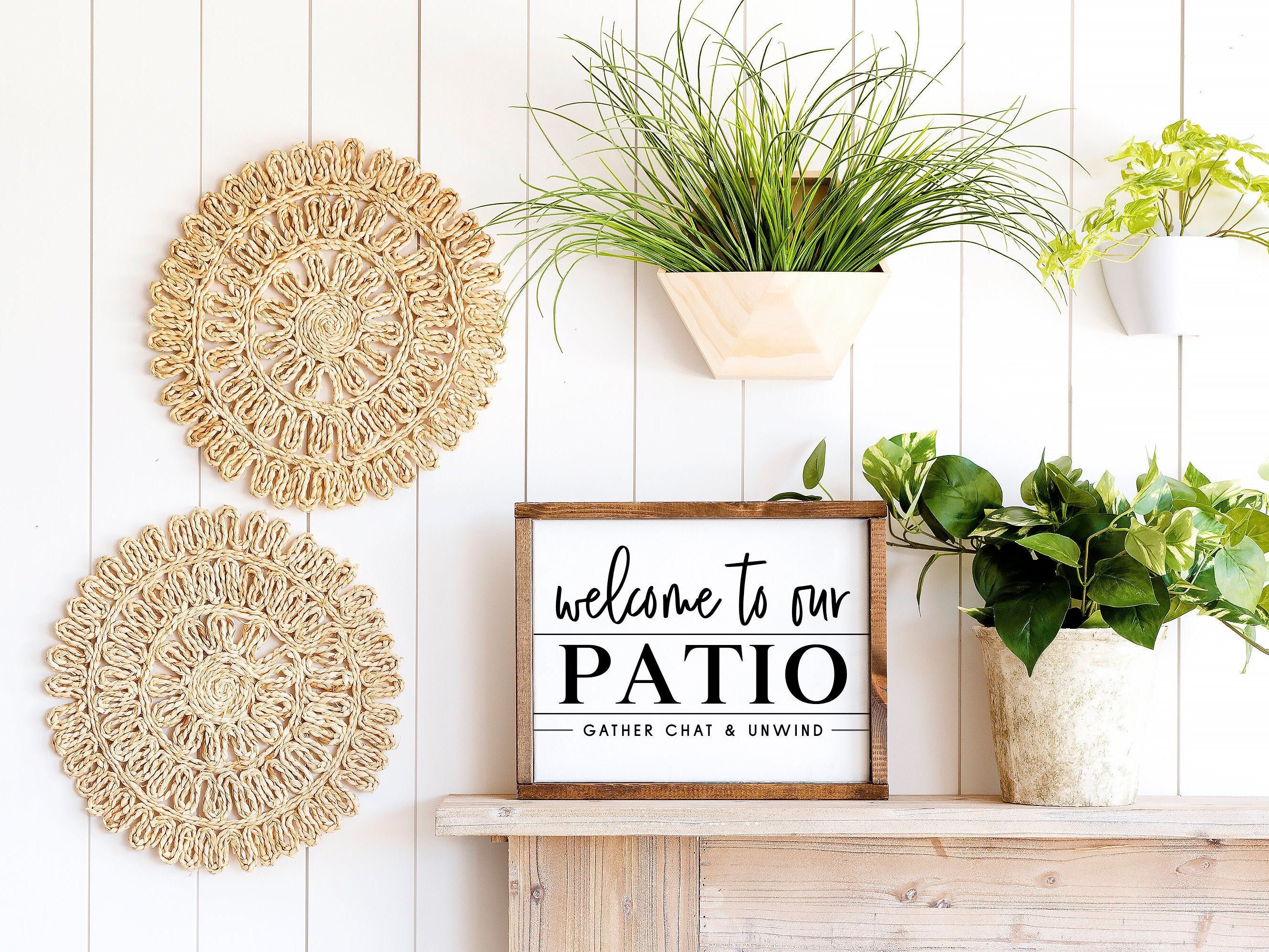 Welcome to Our Patio Svg - Patio Sign Svg, Porch Decor Svg, Summer Svg ...