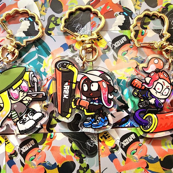 Rollers Tableturf Keychains