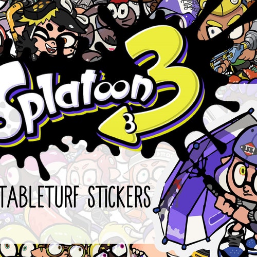 Splatoon 3 Harmony Vinyl and Holographic Stickers Etsy