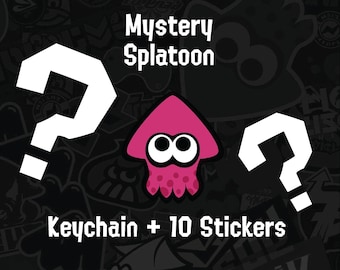 MYSTERY Keychain + 10 Stickers!