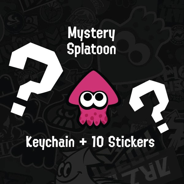 MYSTERY Keychain + 10 Stickers!