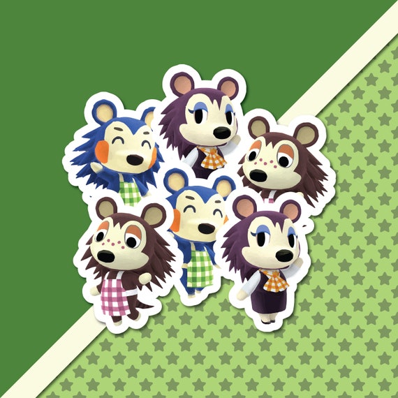 The Able Sister Stickers Hedgehog Fashion Designers From - Etsy Ireland The Able Sister Stickers Hedgehog Fashion Designers From - Etsy Ireland