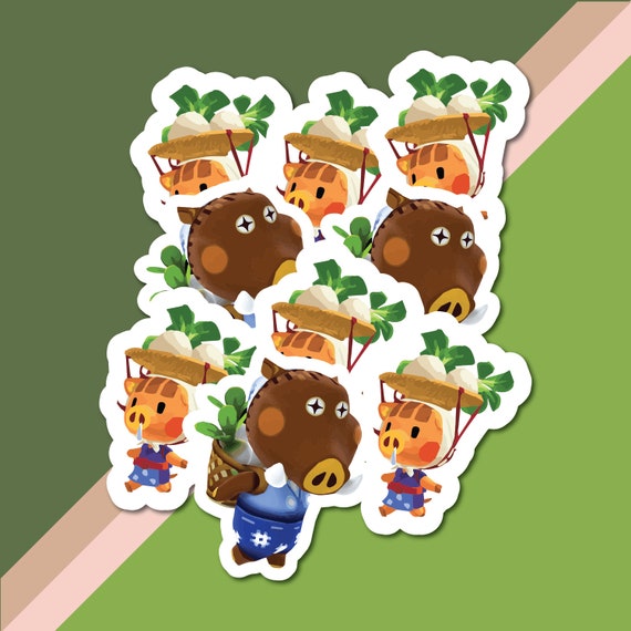Animal Crossing Daisy Mae Turnip Glossy Single Sticker