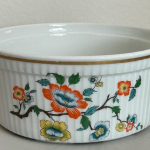 Terrine En Porcelaine APILCO France - Décor Animalier, Lot De 6 Pièces, Bon état