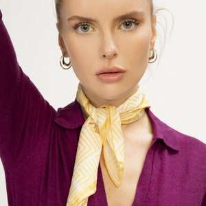 Silk and River Scarf Gift Packed  % 100 Handmade Scarves Breathable Digital Nested Printed Premium Scarves