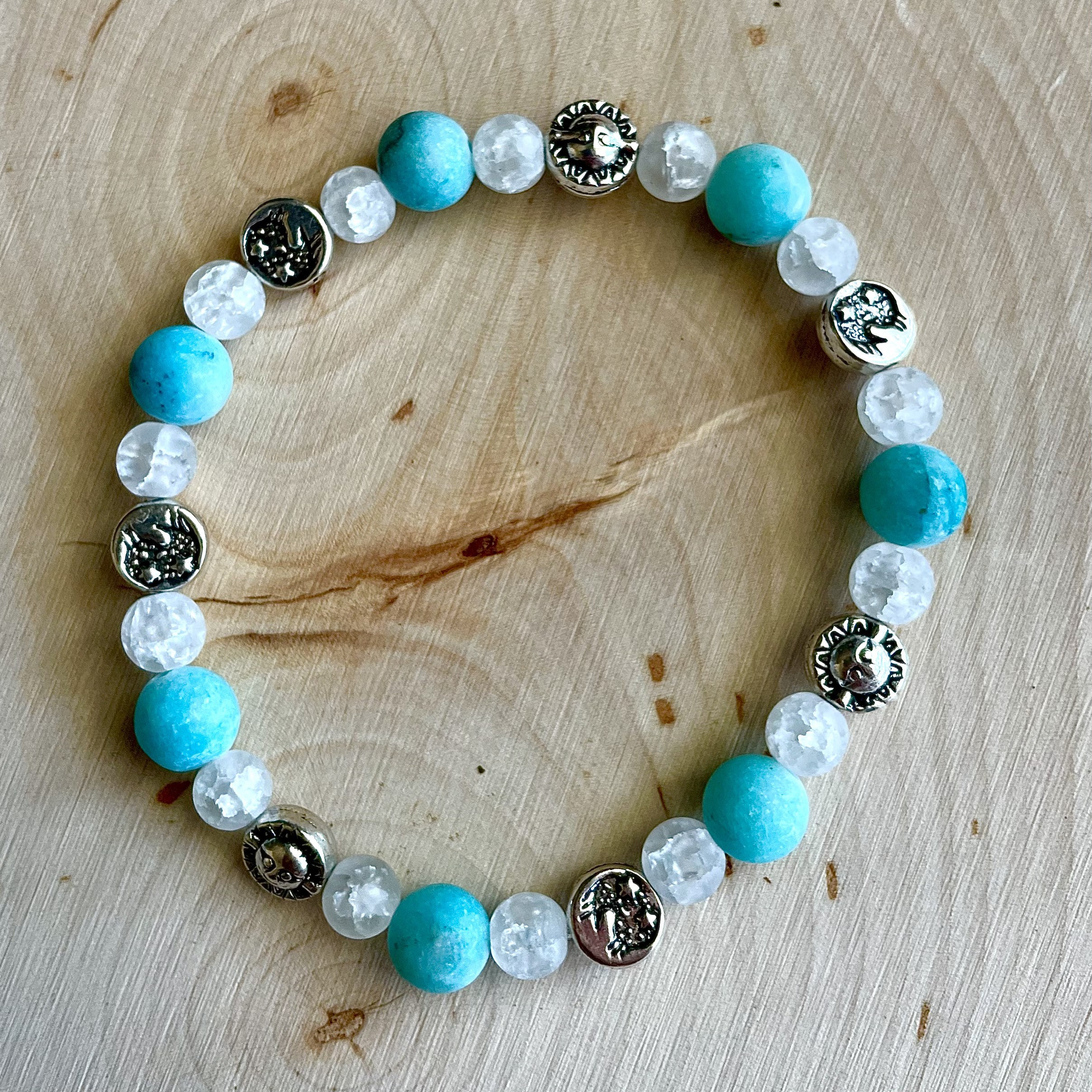 Sun & Moon Bracelet Quartz for Cleansing and Amplification Etsy