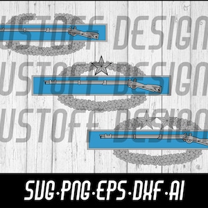 United States Army Combat Infantryman Badge SVG | US Army Combat Infantryman Badge SVG | Combat Infantryman Badge