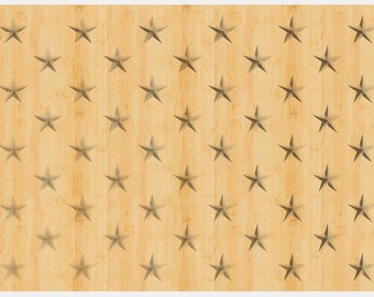 50 Star Flag Union Design  - Carbide Create file for the Shapeoko .c2d, SVG Downloadable File