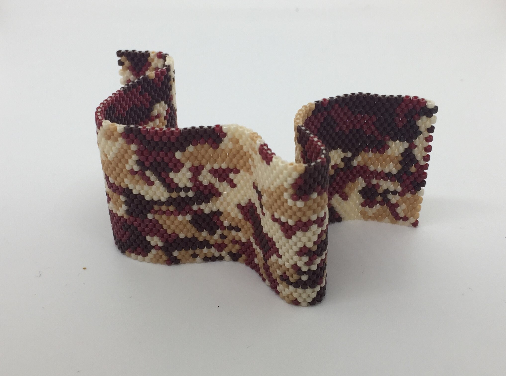 Camouflage Camo Peyote Bead Pattern Bracelet Bangle Cuff Etsy España