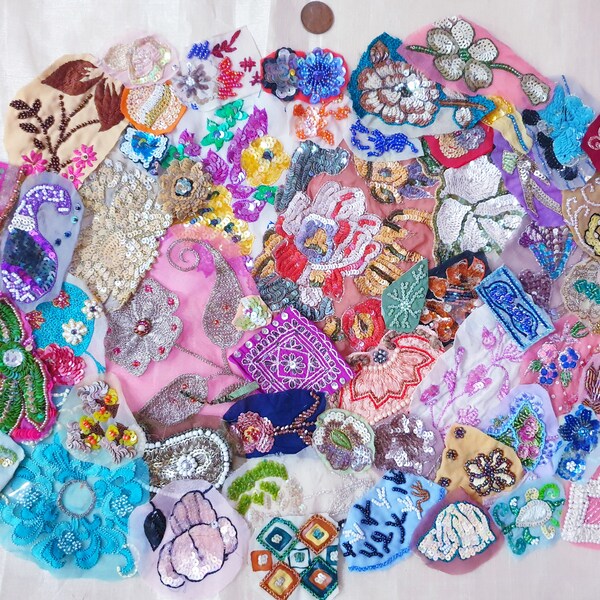 Beaded Applique Etsy