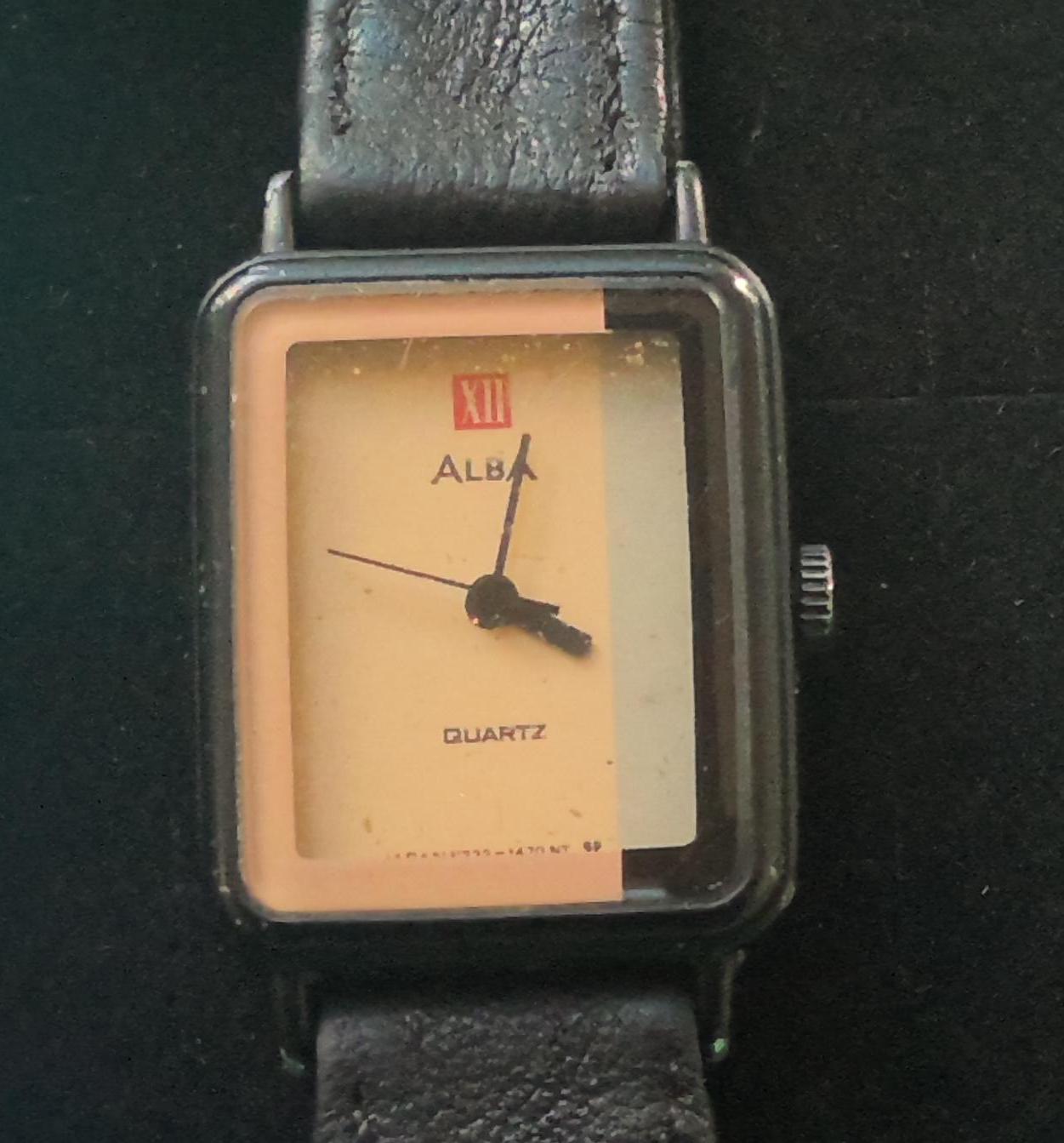 時計板が２つの珍しい　アルバ　腕時計　国産品 Alba by seiko - Etsy 日本
