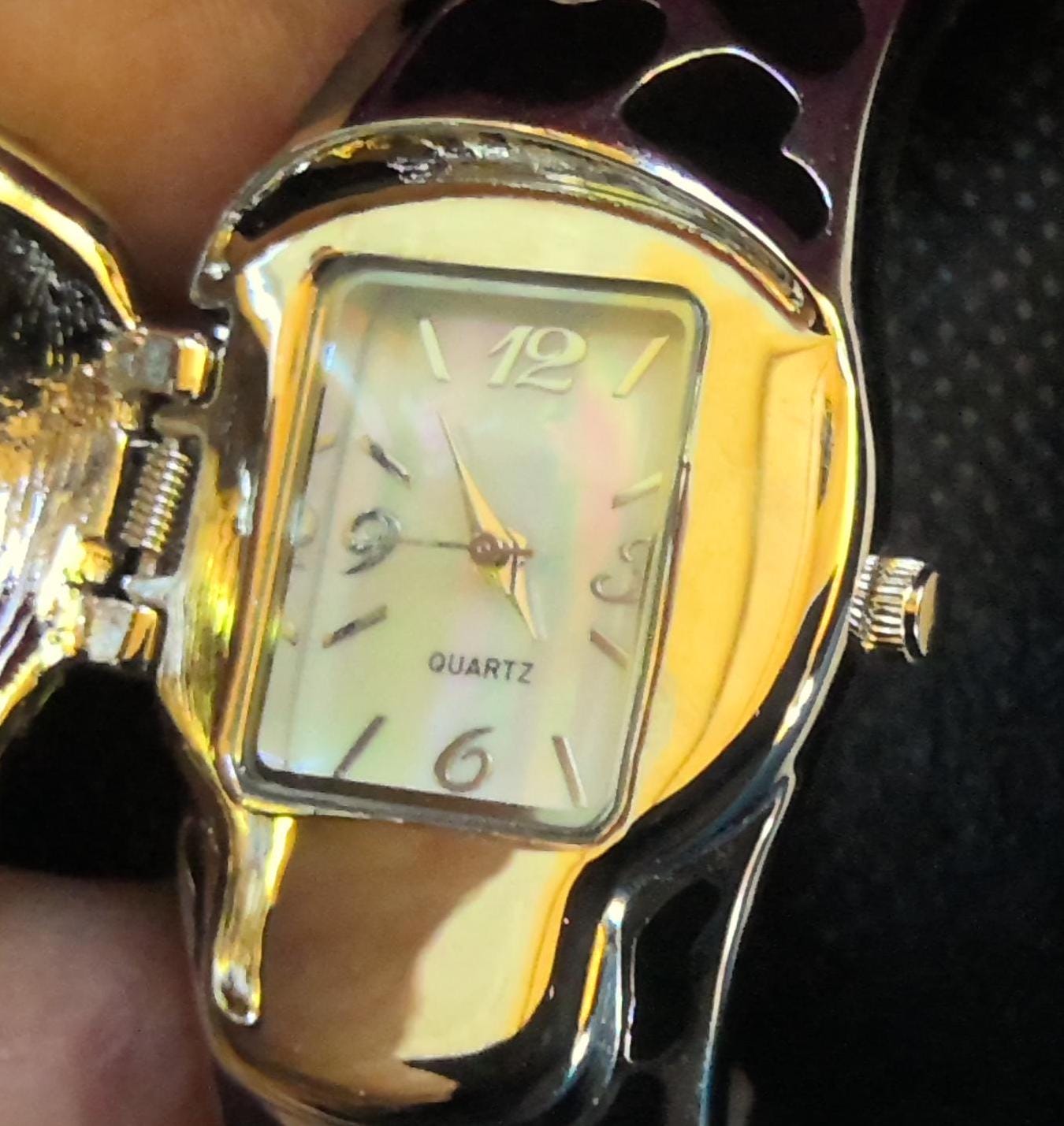 Leopard Cat Adrienne Limited Edition Clamper Secret Watch  display picture 3
