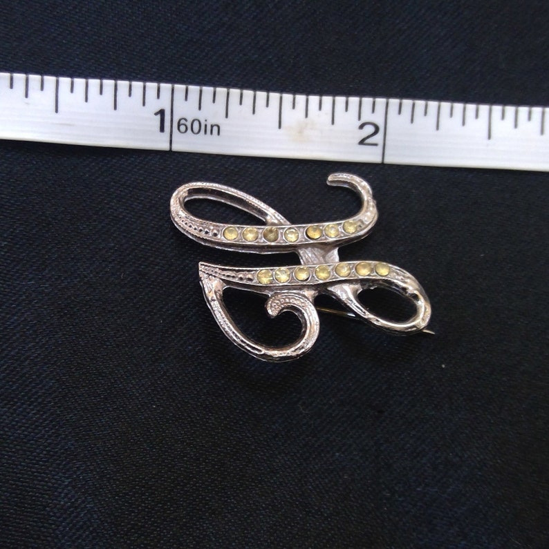 Letter H lapel or beret pin