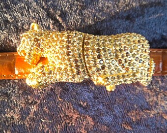 Leopard Adrienne Secret / hidden /peek a Boo watch ,Limited addition