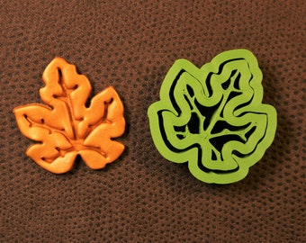 Clay cutters, leaves #97-3, 3 different size or set of 2,4,6