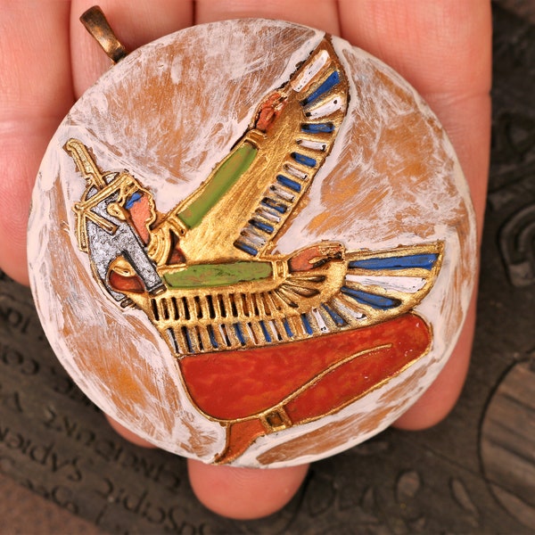 Egyptian Gods, Unique Polymer clay pendants #polymer clay cabs  #polymerclay #polymerclayjewelry #polymerclaypendant #polymerclayearrings