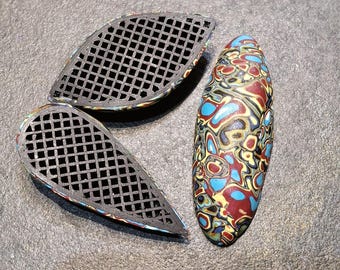 Domed Cabochon Blanks – Nylon-Glasfiber Jewelry Base, Bakeable