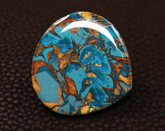 Mokume gane, unique  polymer clay cabochons, made with mokume gane technique, coated with resin #mokume gane, #polymer clay cabochons