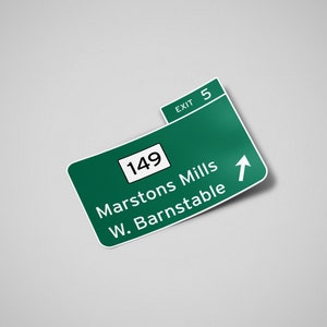 Sticker Route 6, sortie 5, Cape Cod