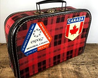 Tartan luggage for sale Clearance