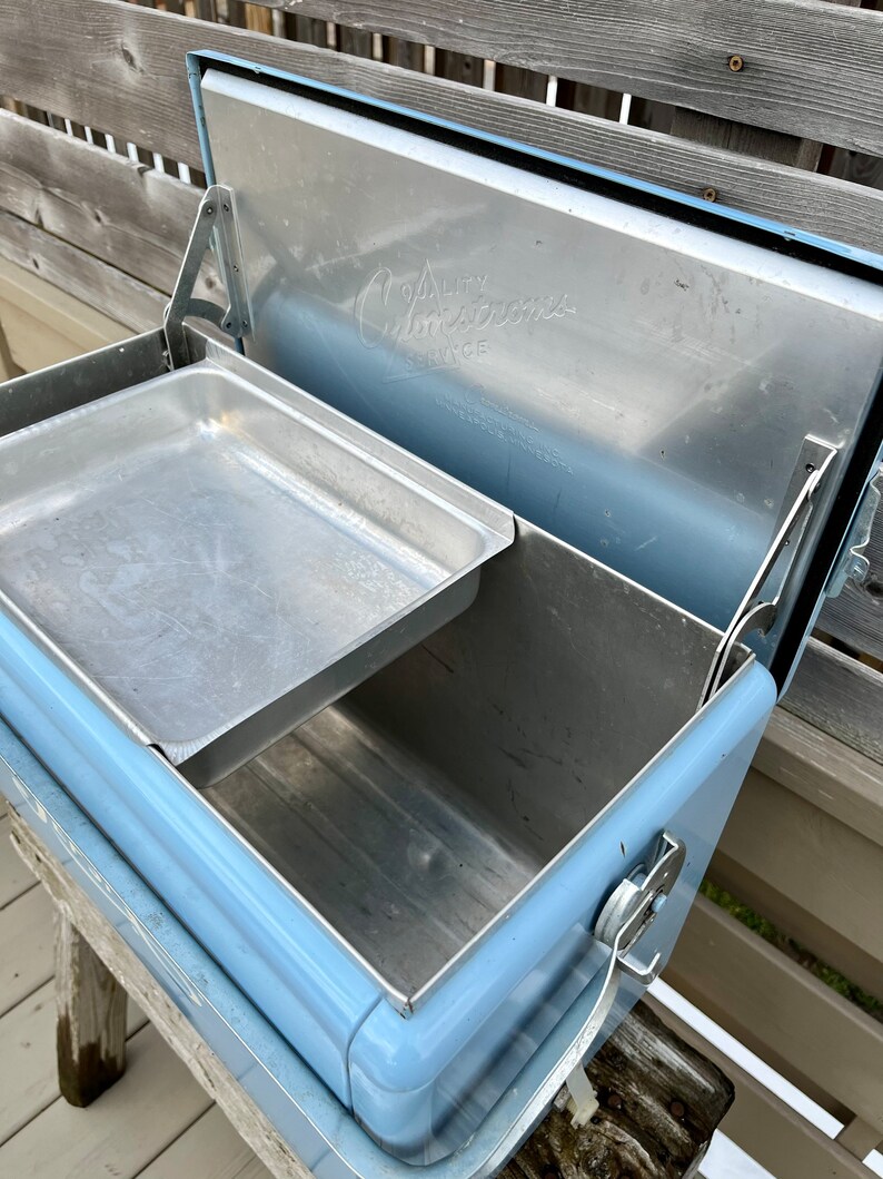 Vintage 1950's Cronstroms Pepsi Ice Chest / Picnic Cooler Etsy