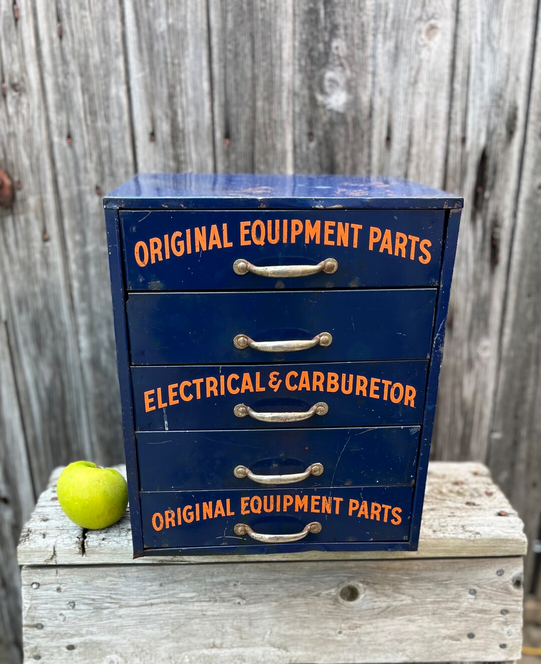 Vintage Metal Parts / Original 5 Drawer Auto Parts Etsy