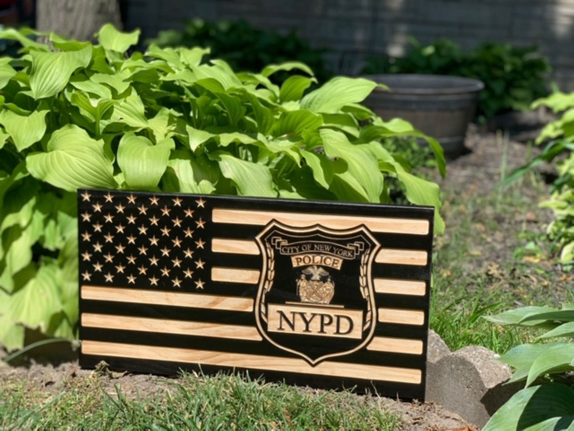 NYPD Patrolman Flag | Etsy