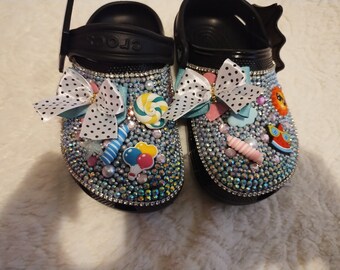 Customized Crocs. Animations. Cartoon Characters. Colorful. Ribbons. Girls /Boys Shoes. Baby. Toddler. Infants