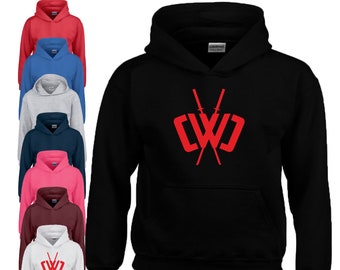 Chad Wild Clay CWC NINJA Kids Hoodie Fun Cool Adventures Gamers Hoody Minecart W